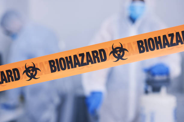 Professional Drug Lab Cleanup technician working in Galveston, TX
